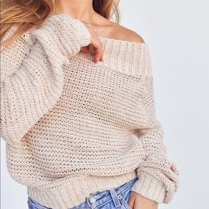 Kimchi Blue off-the-shoulder sweater